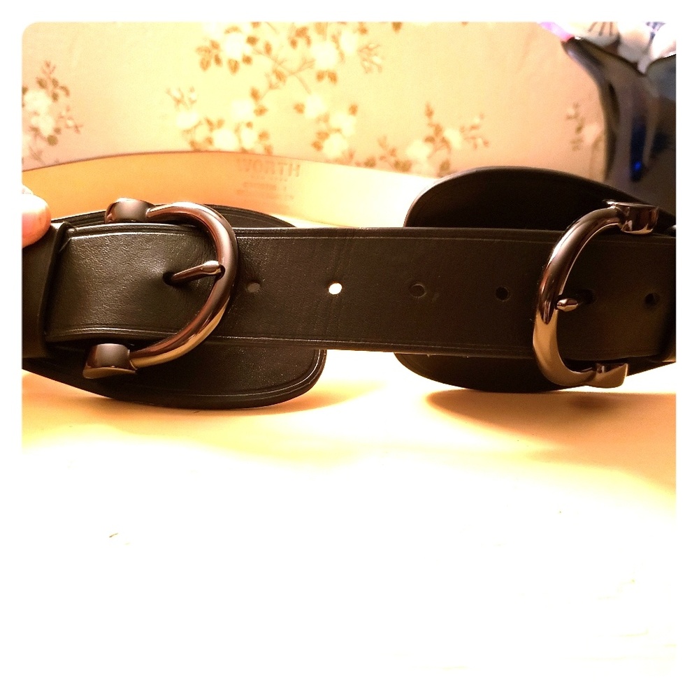 Leather belt